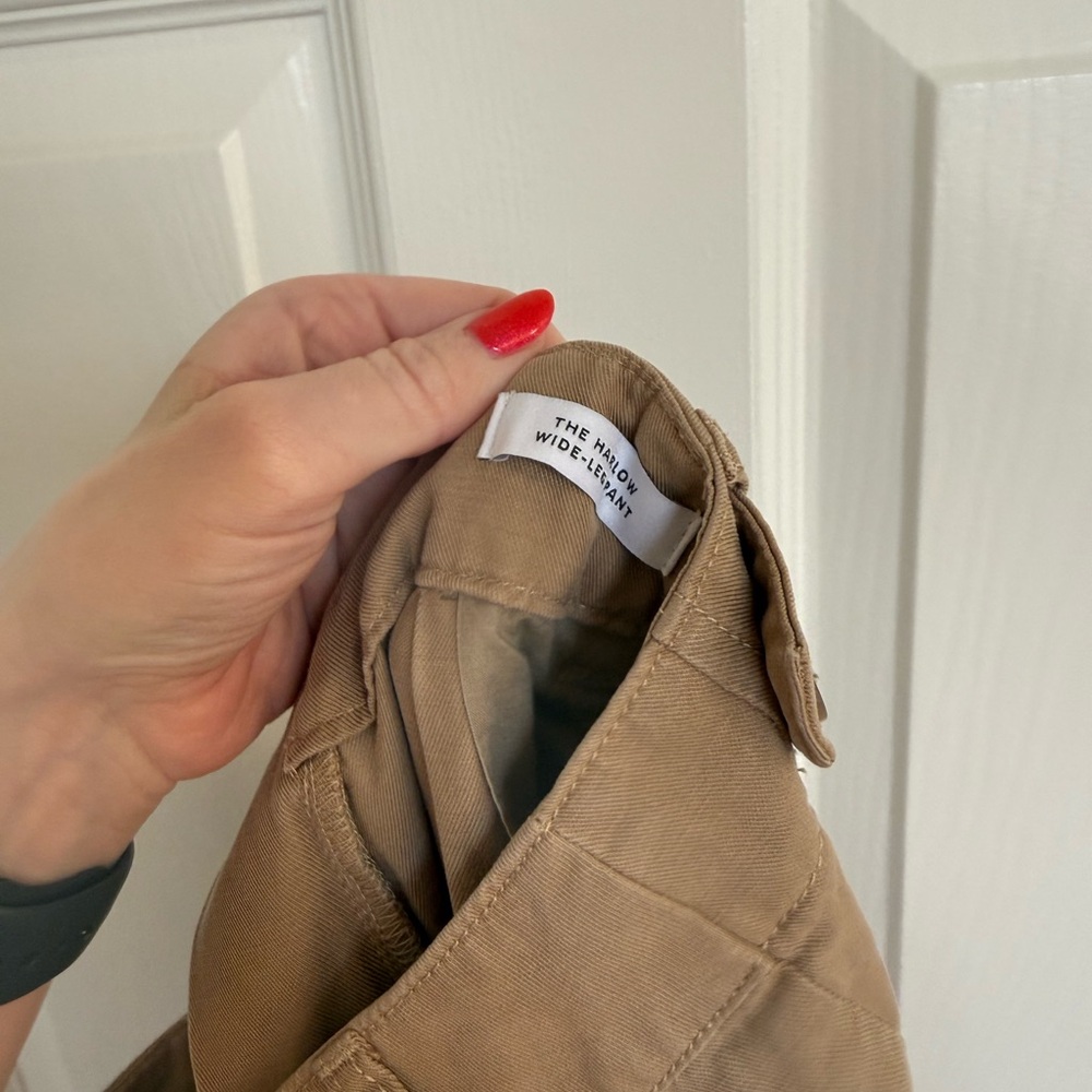 Madewell Viral Harlow Wide Leg Pants in Brown Size 6 - Picture 5 of 10